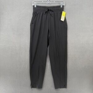 All in Motion Pant Womens Black High-Rise Flex Woven Taper XS NWT